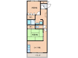 バンブール３２の物件間取画像